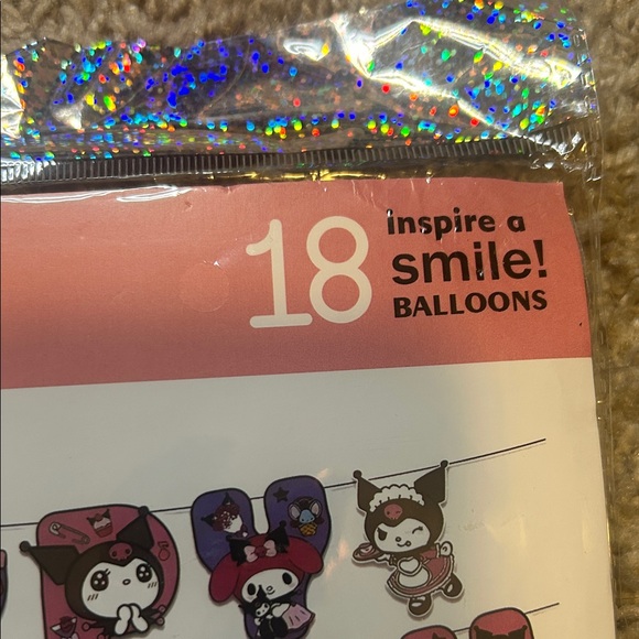 My melody Birthday Balloon Set with Banner - Picture 2 of 5